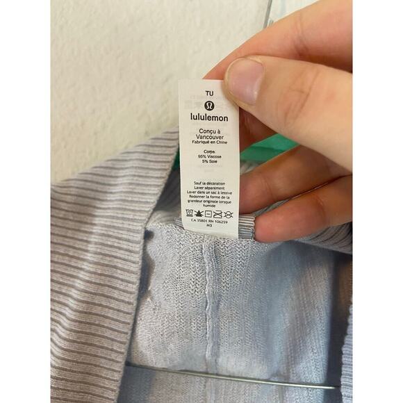 Lululemon Stillness Wrap W9BG5S Silver Fox - Picture 5 of 5